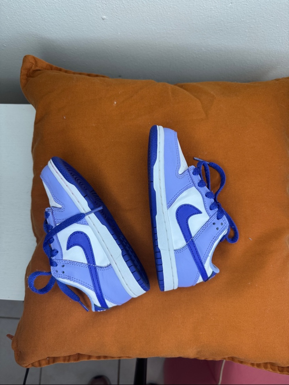 Nike Dunk Low Blueberry Sneakers DZ4457-100 Sz 10.5C Preschool - Picture 8 of 8